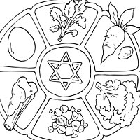 200x200 Passover Coloring Pages Surfnetkids