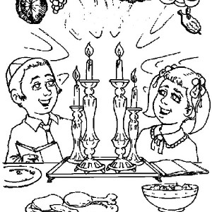 300x300 The Exodus Of Egypt As Origin Of Passover Coloring Page