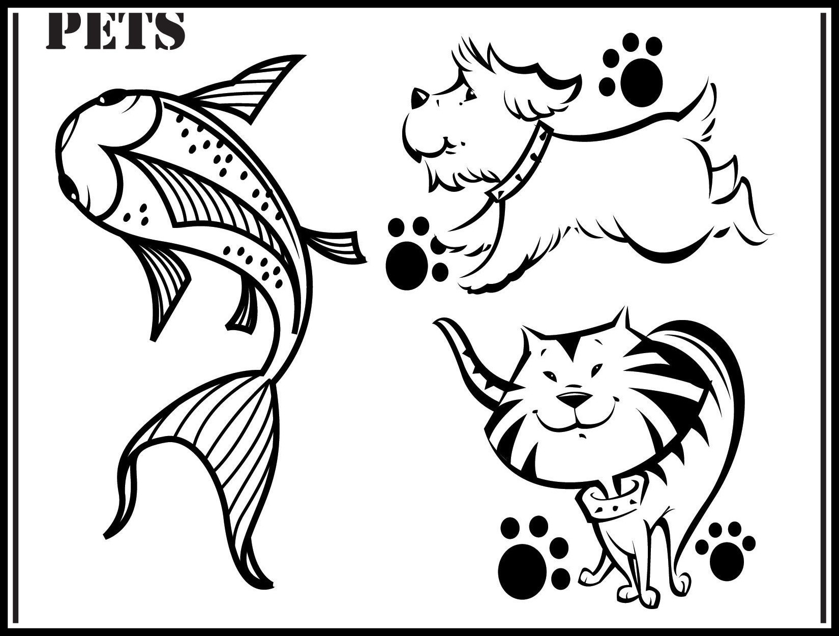 1650x1250 Appealing Farm Animal Coloring Pages Image Of Pet Style