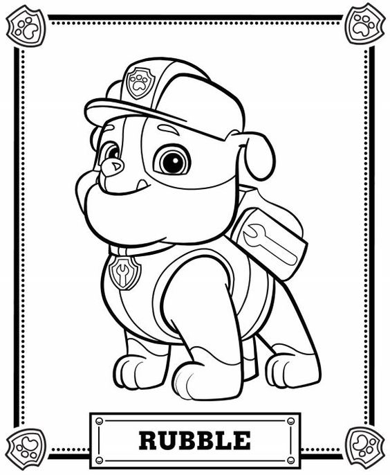 564x686 Coloring Pages Paw Patrol Printable Coloring Pages
