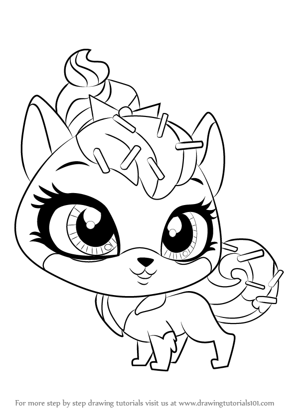 596x842 Littlest Pet Shop Coloring Pages Sugar Sprinkles Printable