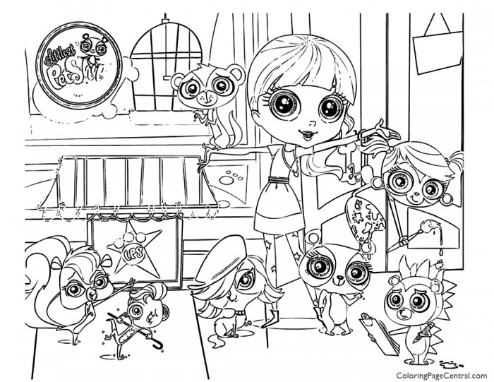 700x541 Littlest Pet Shop 01 Coloring Page Coloring Page Central