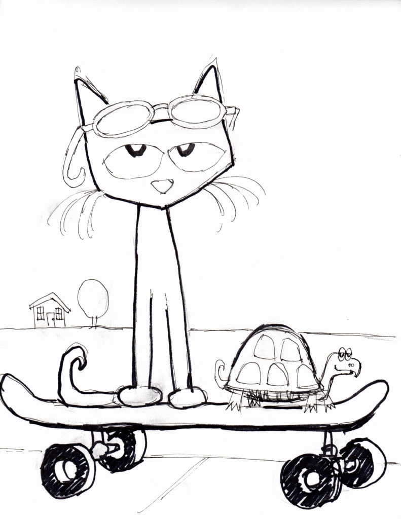 791x1024 Pete Cat Coloring Page Awesome Top 20 Free Printable Pete