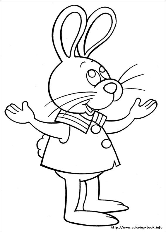 567x794 Cottontail Coloring Picture