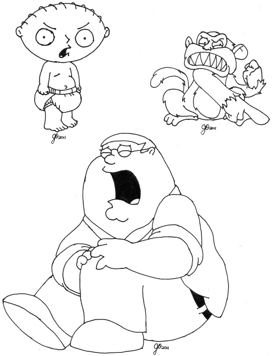 Peter Griffin Coloring Pages