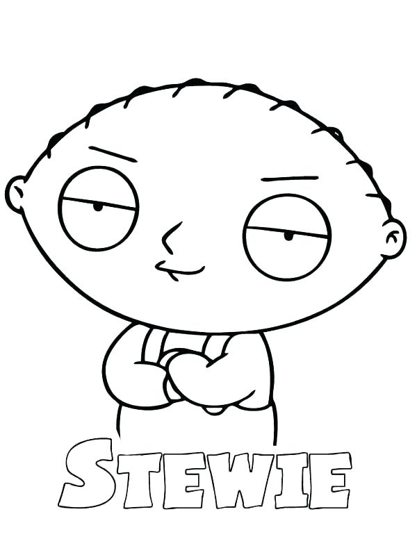 600x776 Griffin Coloring Pages Griffin Coloring Pages From Family Guy Baby