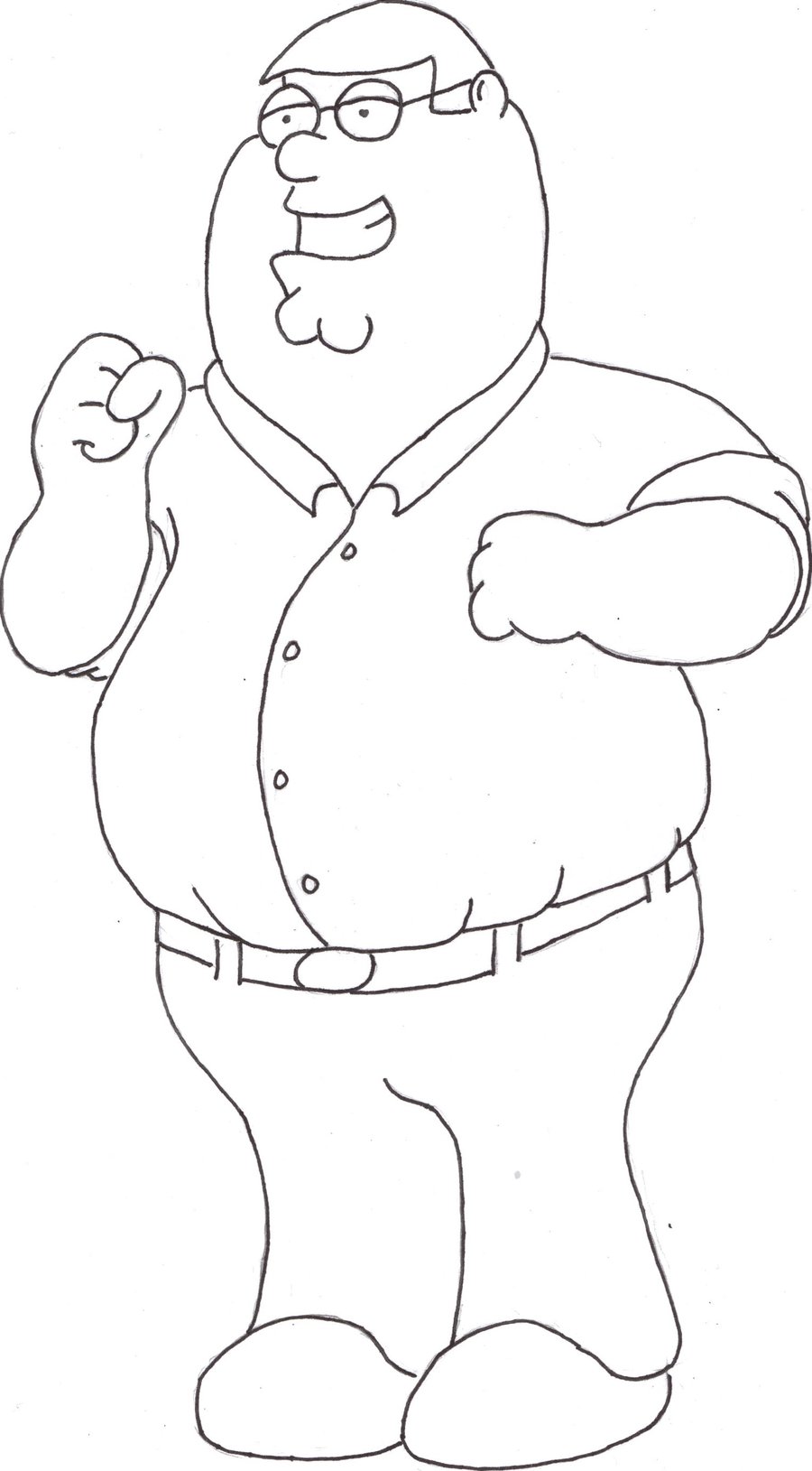 900x1629 Beautiful Peter Griffin Coloring Pages Elaboration