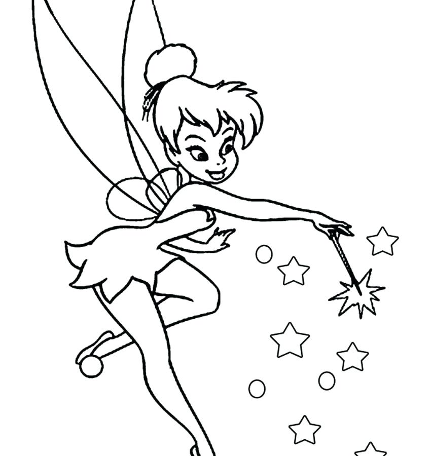850x900 Tinkerbell Coloring Page Best La Face Images On A Coloring