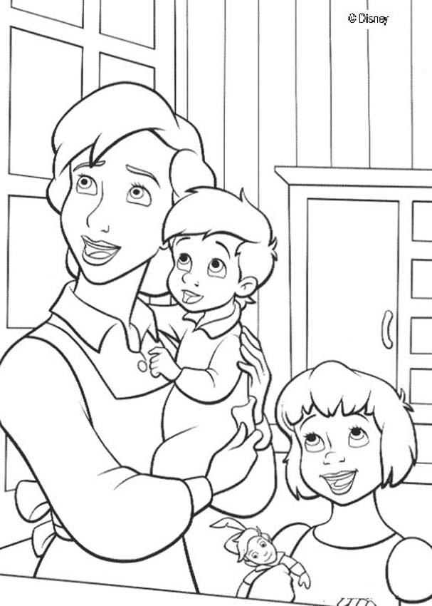 607x850 Darling Family Coloring Pages