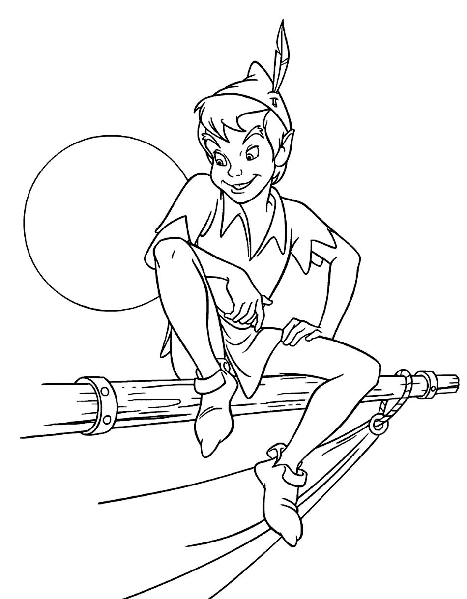 950x1219 Unnamed File 198 Peter Pan Coloring Page