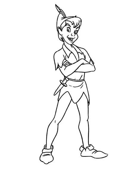440x565 Free Printable Peter Pan Coloring Pages For Kids