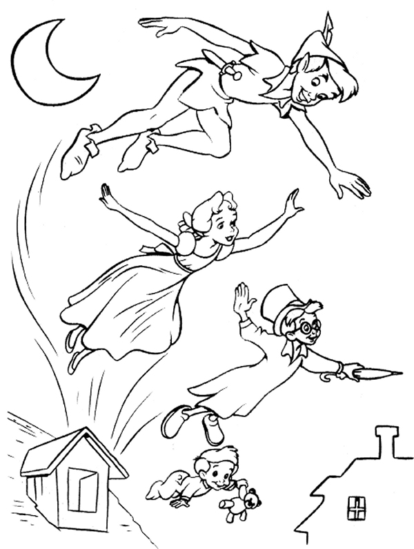 600x795 Coloring Pages Of Peter Pan Epic Peter Pan Coloring Pages 17