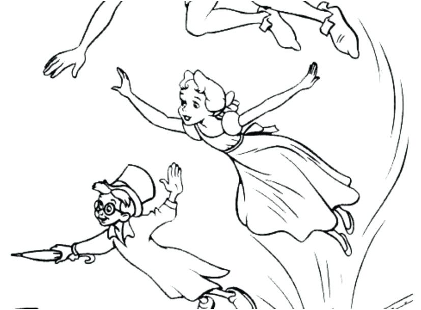 827x609 Peter Pan Coloring Book Peter Pan Coloring Peter Pan Coloring Page