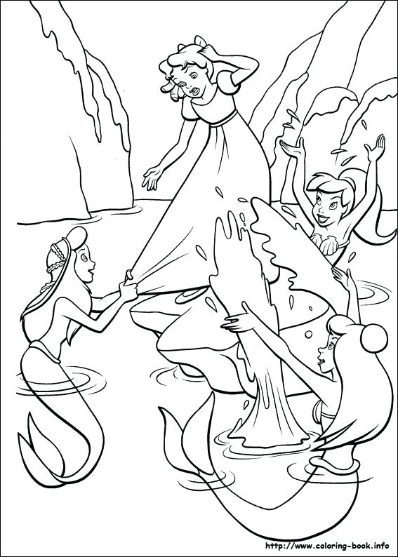 567x794 Peter Pan Flying Coloring Pages On Best Coloring Disney Book