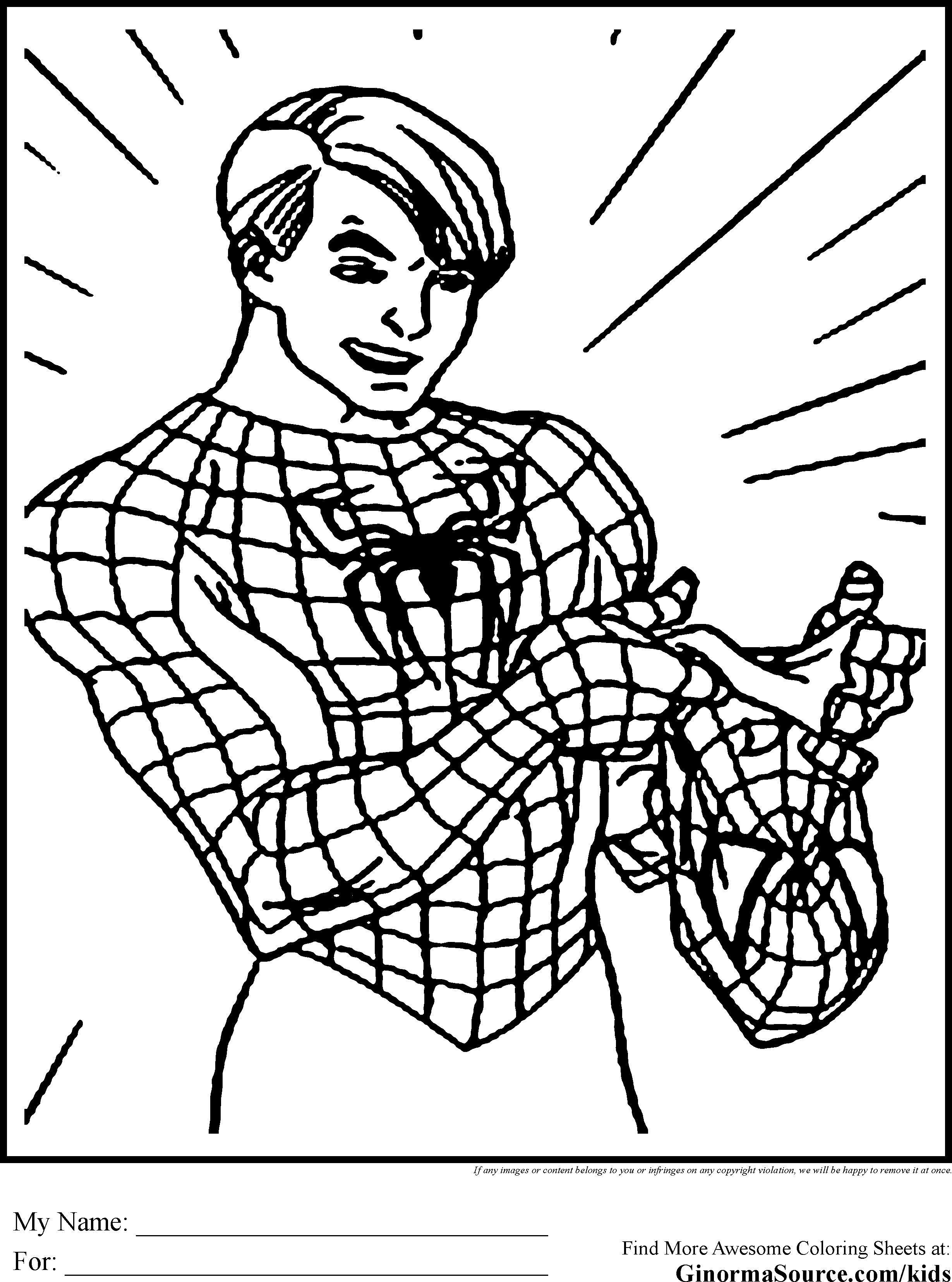 2459x3310 Peter Parker Coloring Pages