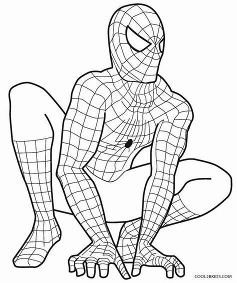 474x566 Printable Spiderman Coloring Pages For Kids Cool2bkids