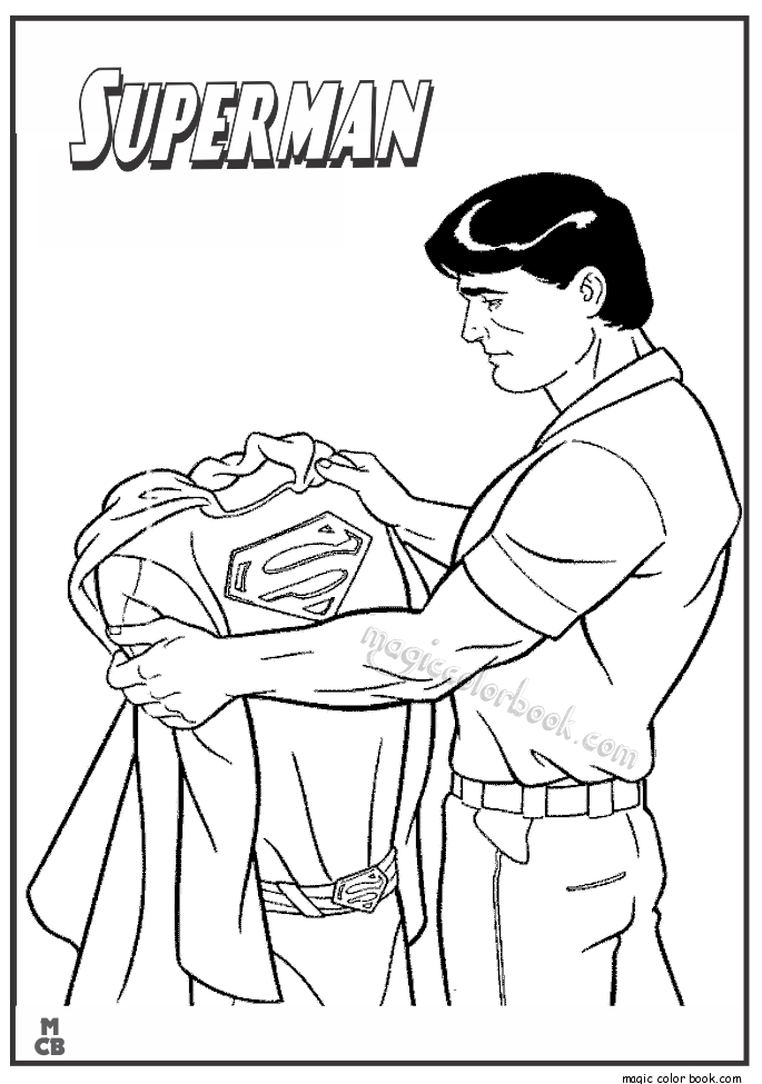 685x975 Superman Coloring Pages Printable 02