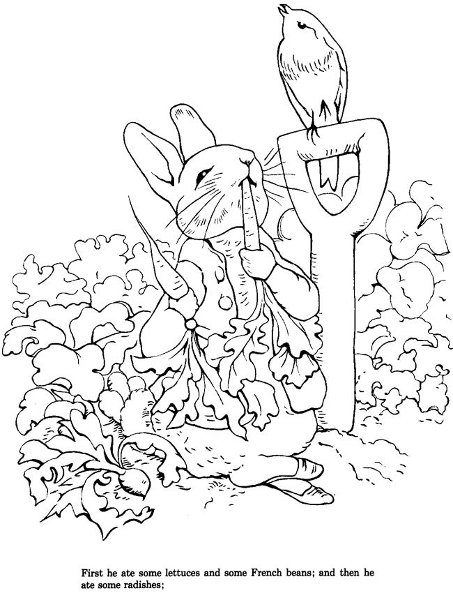 650x850 Download Peter Rabbit Coloring Page Stamping