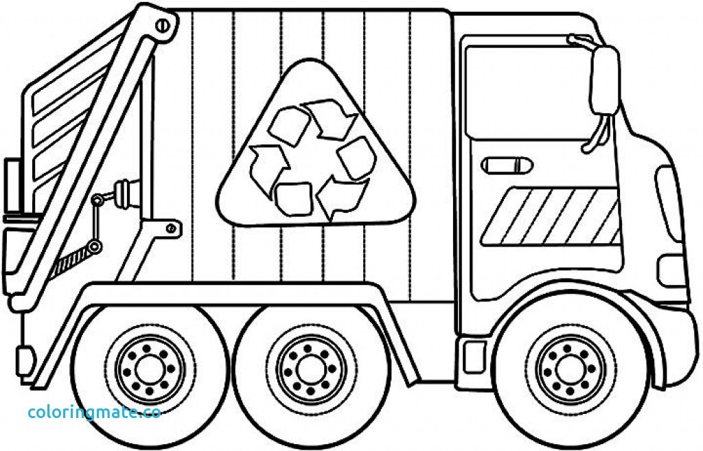 1024x657 Garbage Truck Coloring Page With Peterbilt Pages Dump Kids 35510