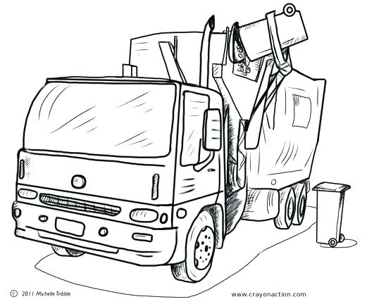 521x432 Peterbilt Coloring Pages Coloring Pages Printable Garbage Truck