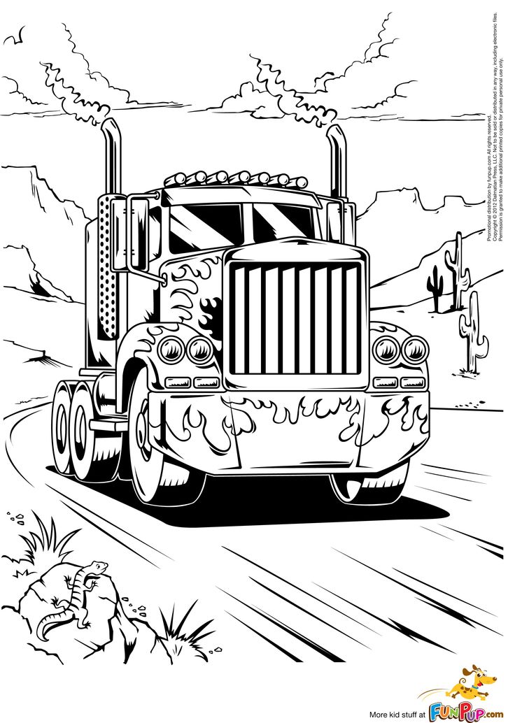 736x1034 Adult Coloring Pages Trucks Truck Coloring Pages Free