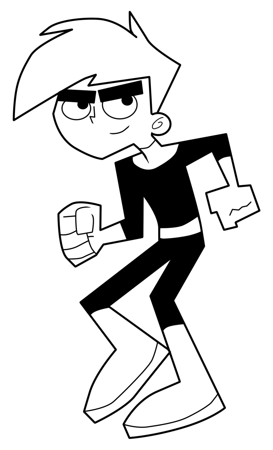 900x1482 Danny Phantom Coloring Pages Printable Tutoring Writing