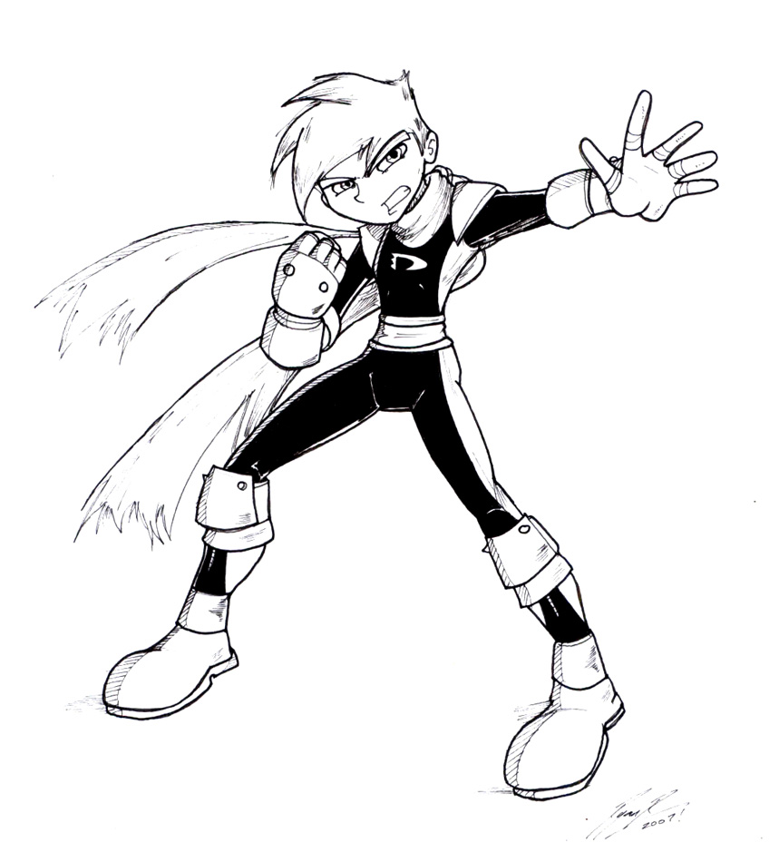 859x950 Dpc Concept Danny Phantom By Doctorhazmat On Coloring Images