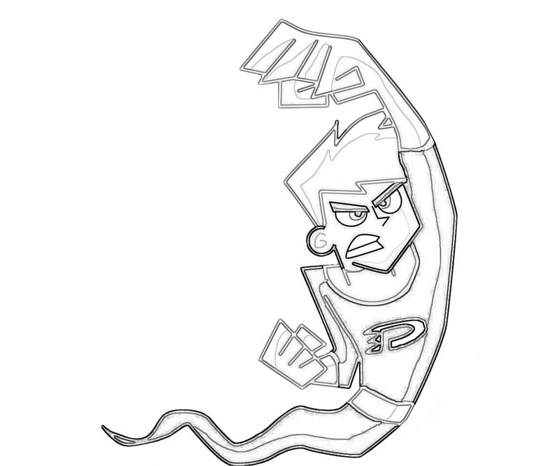 800x667 Danny Phantom Coloring Pages