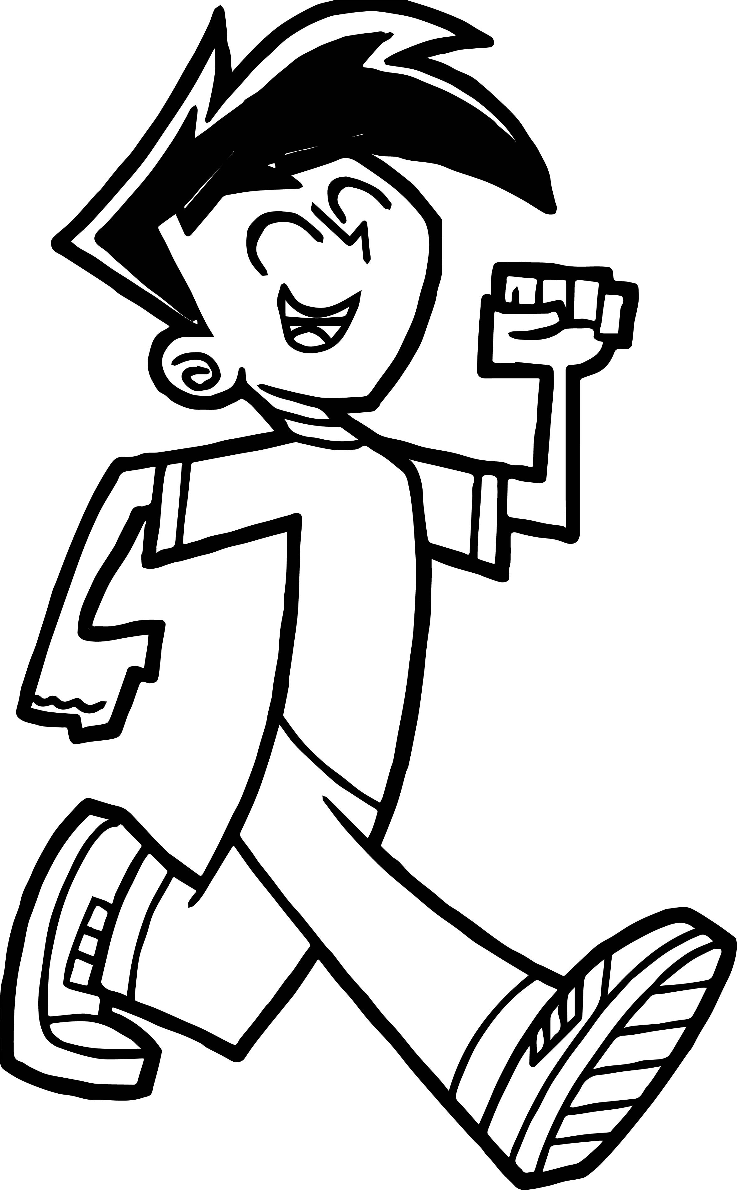 2351x3792 Danny Phantom Coloring Pages Free Draw To Color