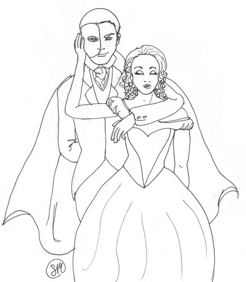 834x958 Opera Coloring Pages