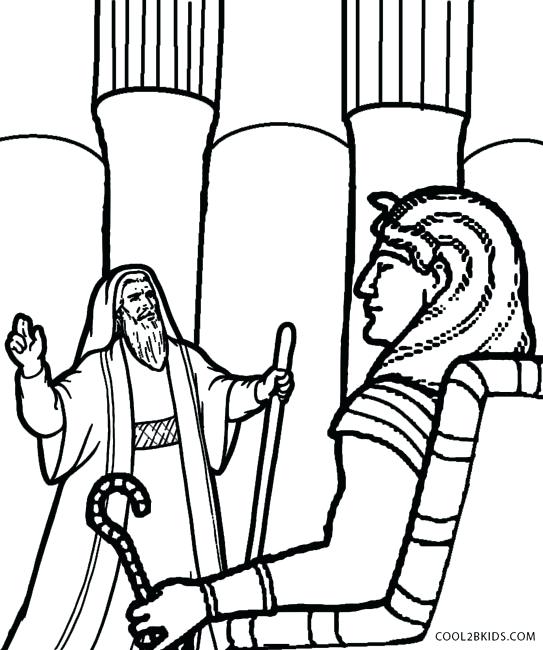 Pharaoh Coloring Page