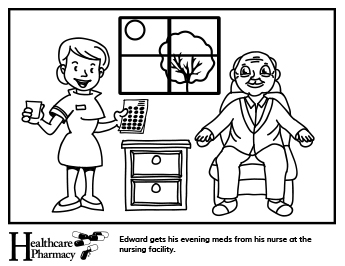 345x266 Coloring Sheets Healthcare Pharmacy