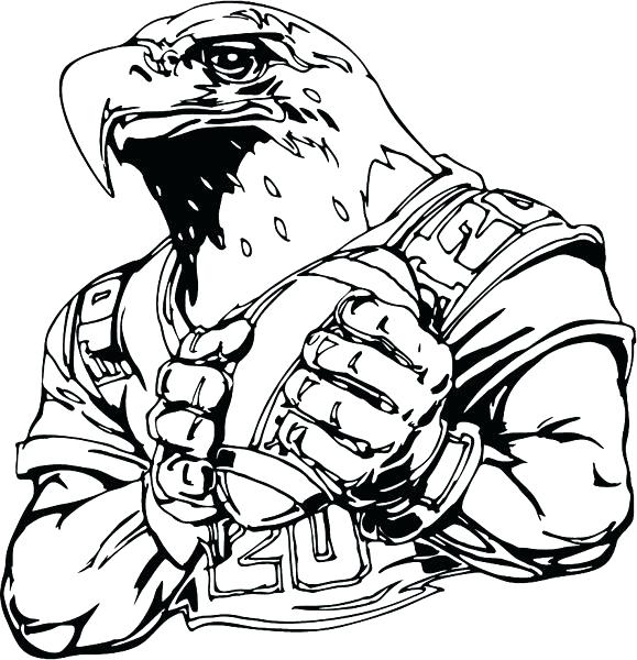 579x600 Eagles Coloring Pages Philadelphia Eagles Coloring Pages Eagles