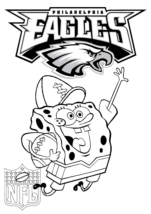 595x842 Top 10 Free Printable Philadelphia Eagles Coloring Pages