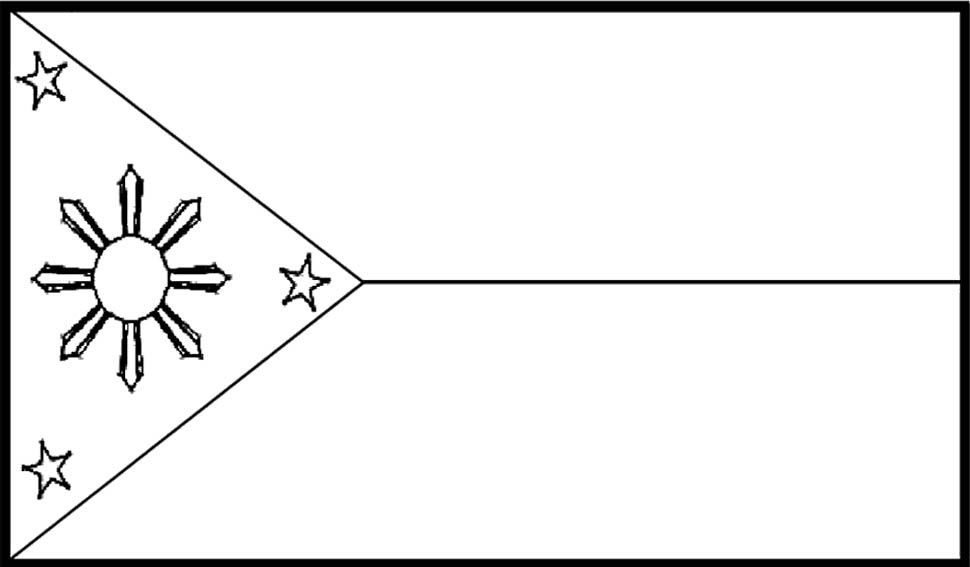 970x567 Philippines Flag Coloring Sheet Coloring Page For Kids