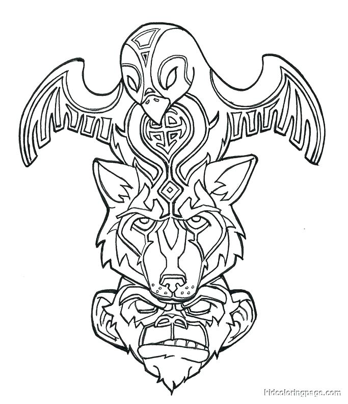 683x792 Us Symbols Coloring Pages Native Symbols Coloring Pages Printable
