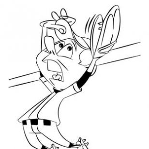 308x308 Free Printable Baseball Coloring Pages