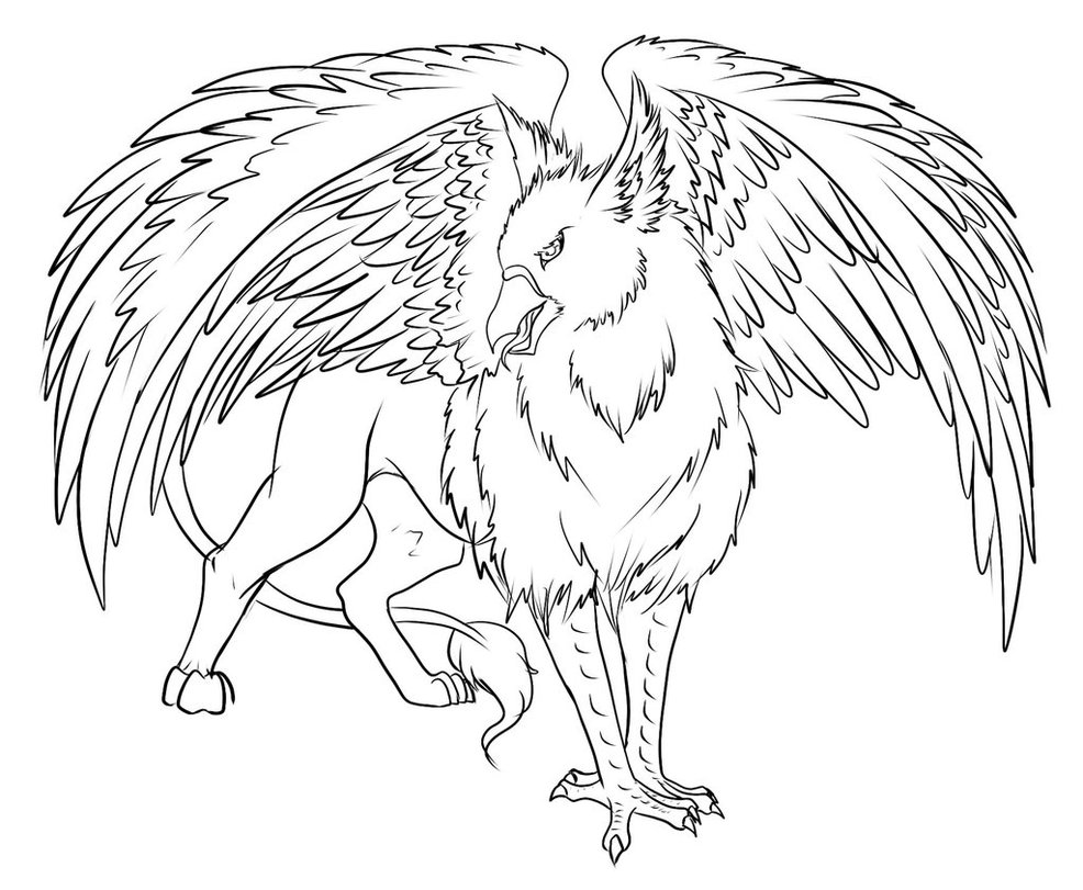 Phoenix Bird Coloring Pages