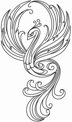 236x400 Phoenix Coloring Page Pics Phoenix Bird Coloring Pages Coloring
