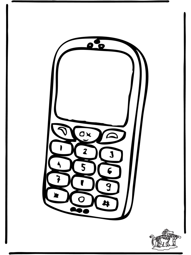 660x880 20 Cell Phone Coloring Page Pictures Free Coloring Pages