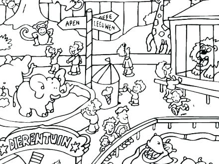 440x330 Zoo Coloring Pages Free Zoo Phonics Coloring Pages