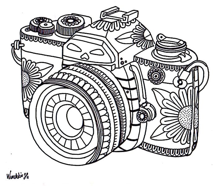 Photography Coloring Pages