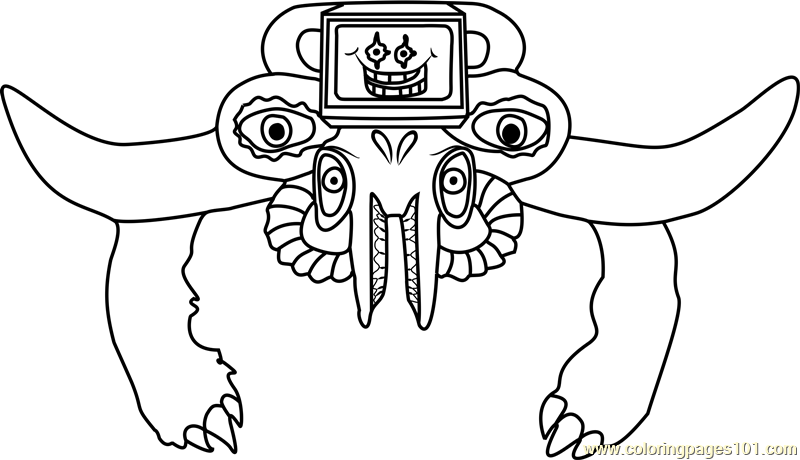800x460 Photoshop Flowey Undertale Coloring Page