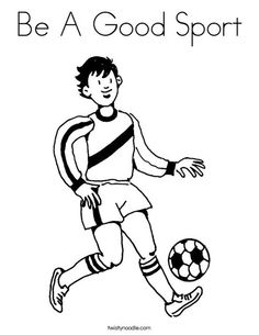 Physical Education Coloring Pages