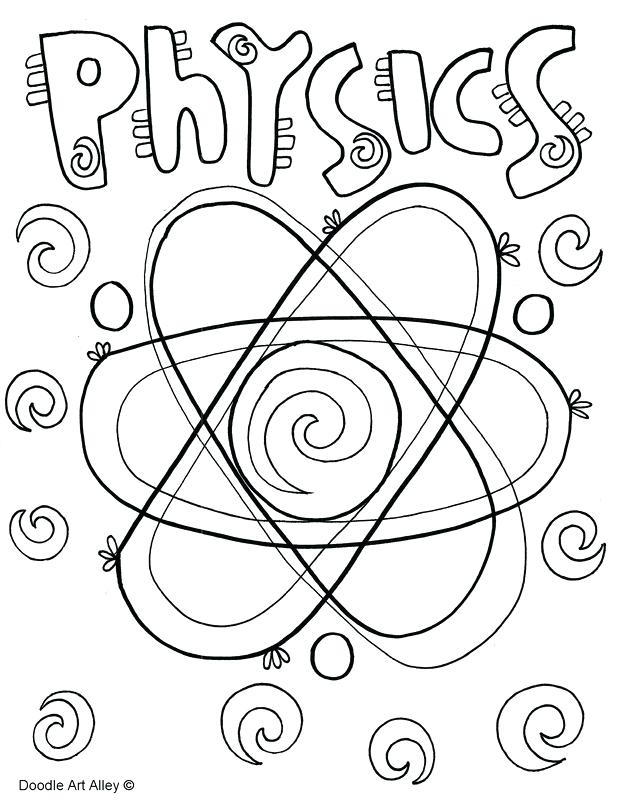 618x800 Free Printable Doodle Art Coloring Pages Physics Coloring Page