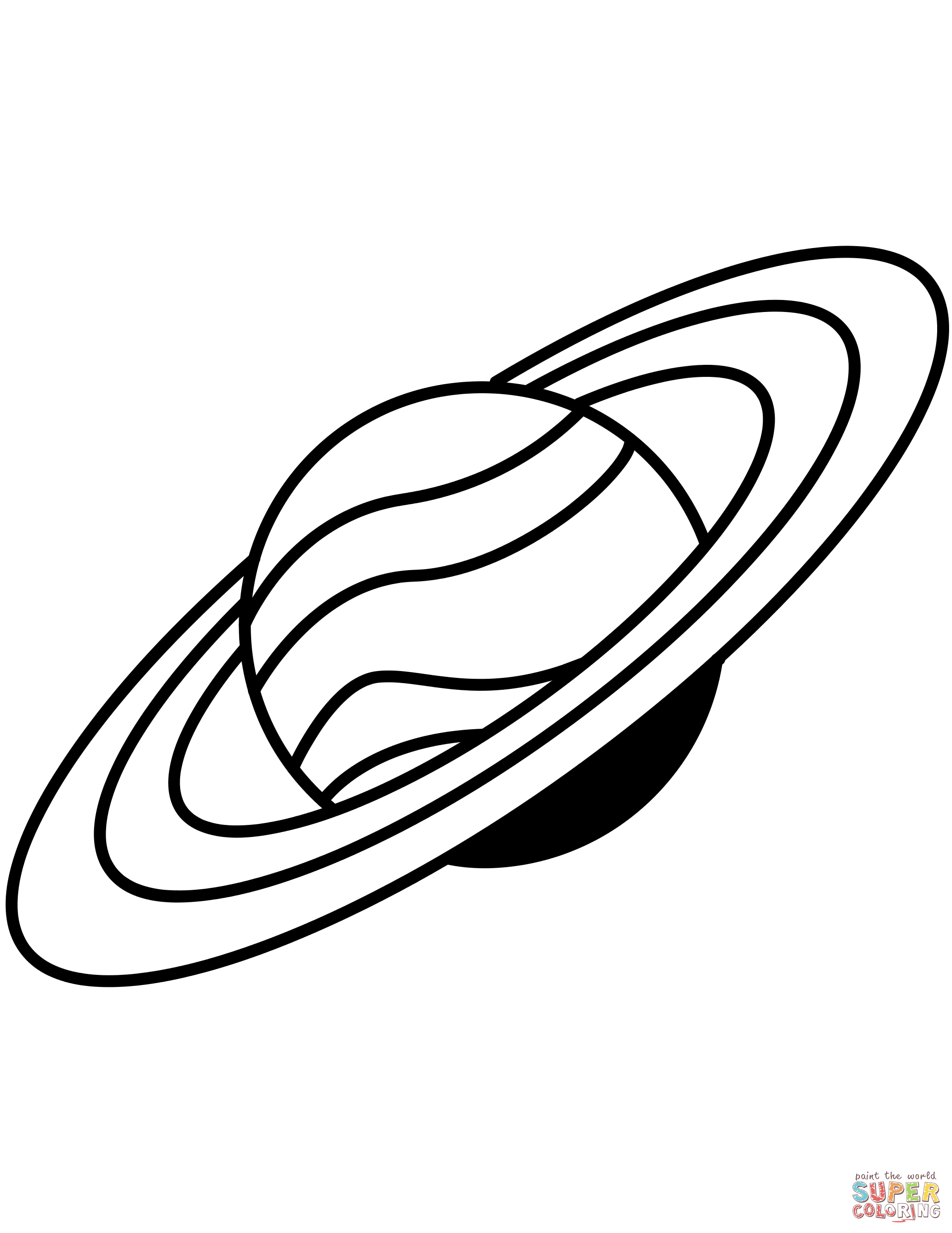 1982x2565 Saturn Coloring Sheet