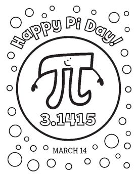 Pi Coloring Page