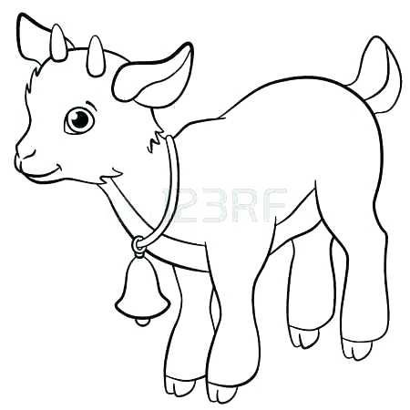 450x450 Goat Coloring Pages Activity Goat Coloring Page Print Goat Goat