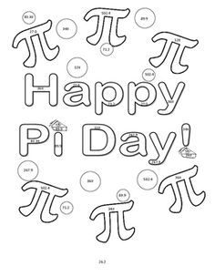 236x304 Pi Day Volume Of Cylinders, Cones, Amp Spheres Color Sheet Activity