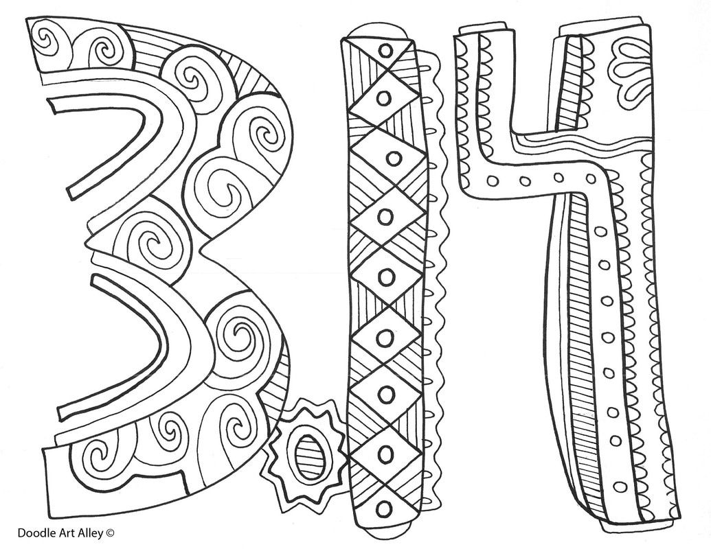 1035x800 Free Coloring Pages And Printables For Celebrating Pi Day. Enjoy